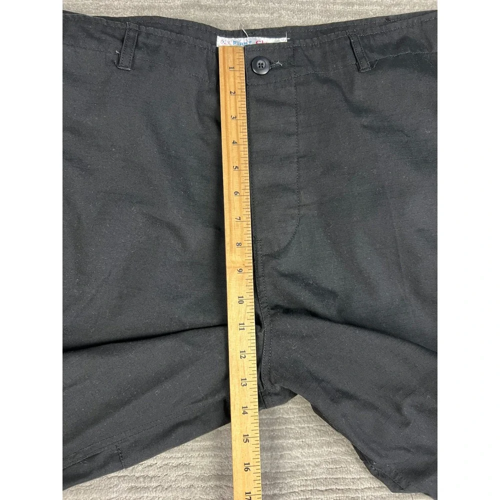 First Class Cargo Pants Mens 2XL Black Tactical Ripstop Utility Workwear 43-46